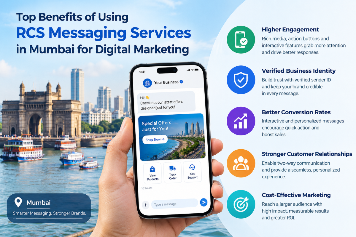 Top Benefits of Using RCS Messaging Services in Mumbai for Digital Marketing