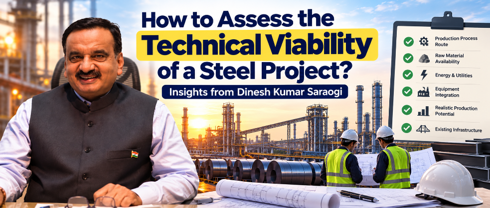 What Makes A Steel Project Technically Viable: Insights From Dinesh Kumar Saraogi 