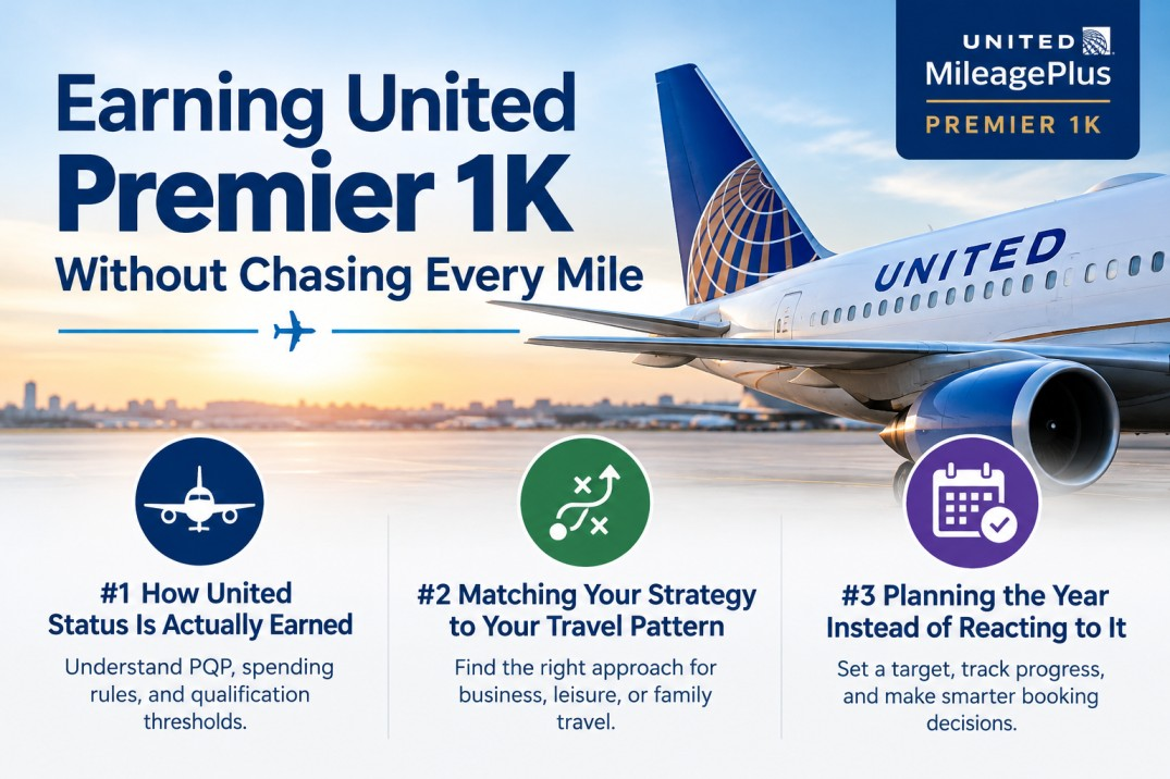 Earning United Premier 1K Without Chasing Every Mile