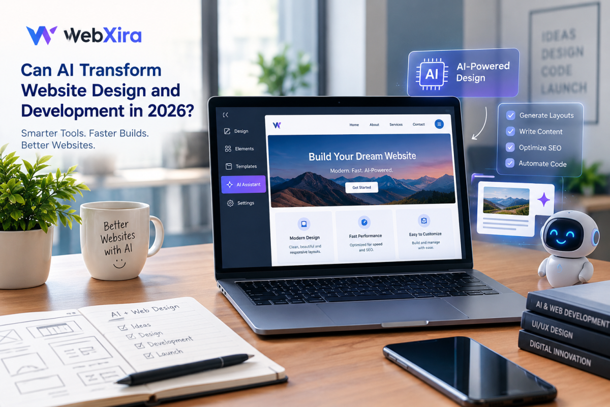 Can AI Transform Website Design and Development in 2026? Top AI Tools, Automation Features, Benefits, Limitations, and Future Opportunities