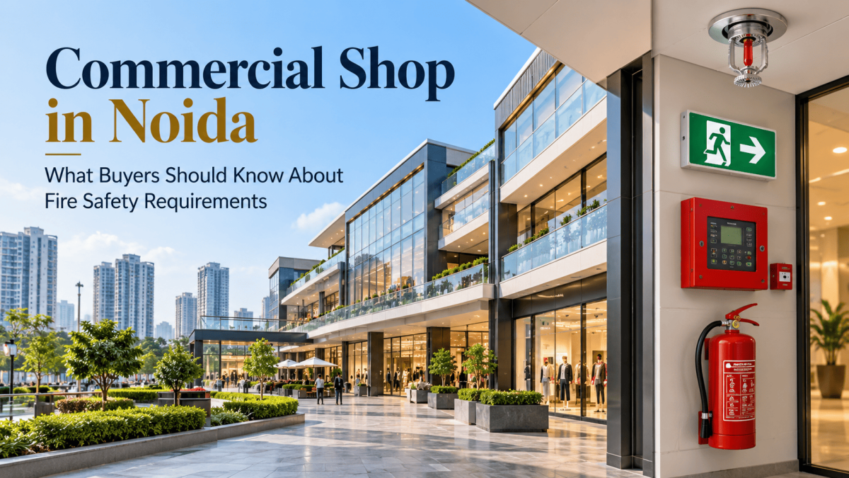 Commercial Shop in Noida: What Buyers Should Know About Fire Safety Requirements