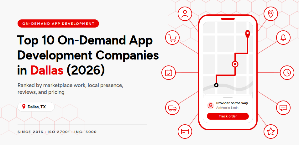 Top 10 On-Demand App Development Companies in Dallas (2026)