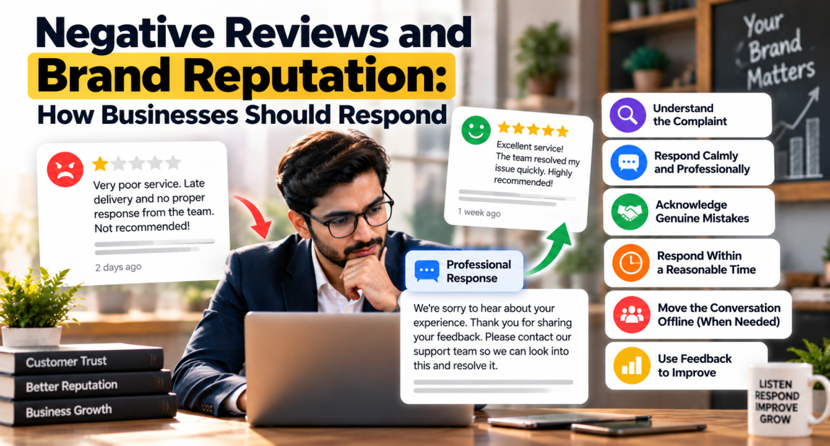Negative Reviews and Brand Reputation: How Businesses Should Respond