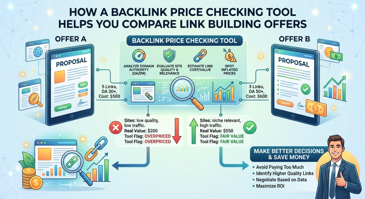How Can a Backlink Price Checking Tool Help You Compare Link Building Offers?