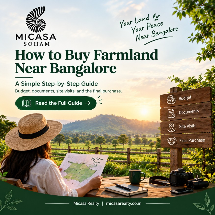 How to Buy Farmland Near Bangalore: A Simple Step-by-Step Guide