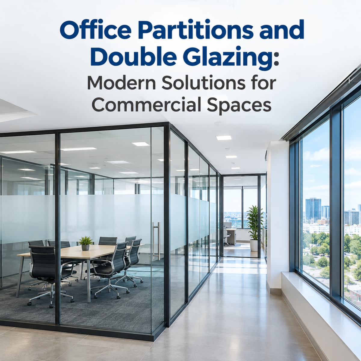 Office Partitions and Double Glazing: Modern Solutions for Commercial Spaces