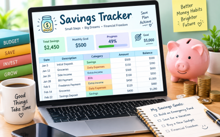 Savings Tracker & Event Brief Template Guide