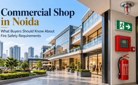 Commercial Shop in Noida: What Buyers Should Know About Fire Safety Requirements
