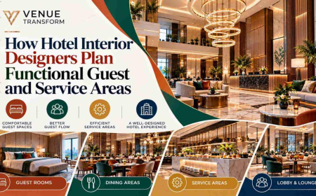 How Hotel Interior Designers Plan Functional Guest and Service Areas
