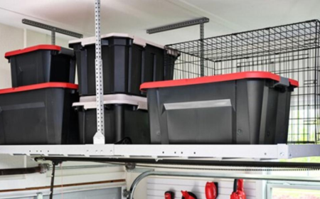 Why Do Garage Ceiling Storage Racks Use Open Corners, T-Braces, and Multiple Trusses?