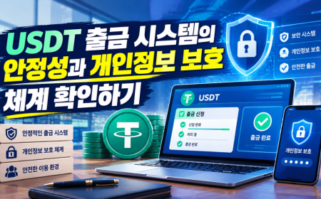 USDT 출금 시스템의 안정성과 개인정보 보호 체계 확인하기