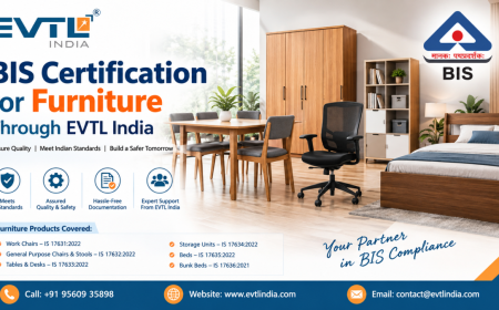 BIS For Furniture Products With EVTL India to Meet Quality Standards