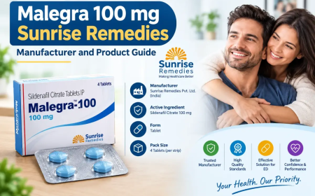 Malegra 100 mg Sunrise Remedies: Manufacturer and Product Guide