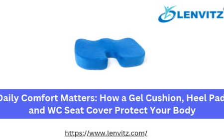 Daily Comfort Matters: How a Gel Cushion, Heel Pad, and WC Seat Cover Protect Your Body
