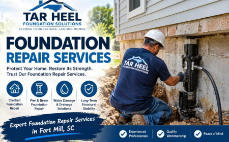 Foundation Settlement Repair Services in Fort Mill, SC