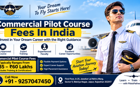 Commercial Pilot Course Fees In Bengaluru: Fees and Training Details