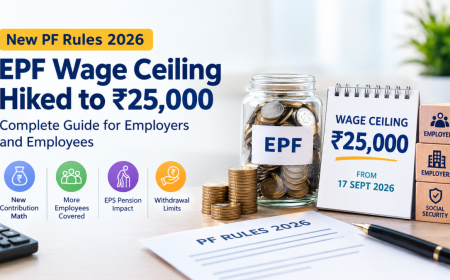 New PF Rules 2026: EPF Wage Ceiling Hiked to ₹25,000