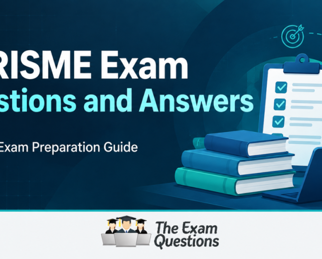 C_RISME Exam questions and answers: A Practical Preparation Guide with a Study Plan and Readiness Checklist