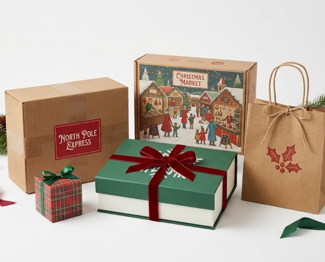 Types of Christmas Packaging: Materials, Uses, Prices & Custom Options