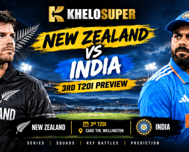 Khelosuper Match Watch: New Zealand vs India, 3rd T20I Preview